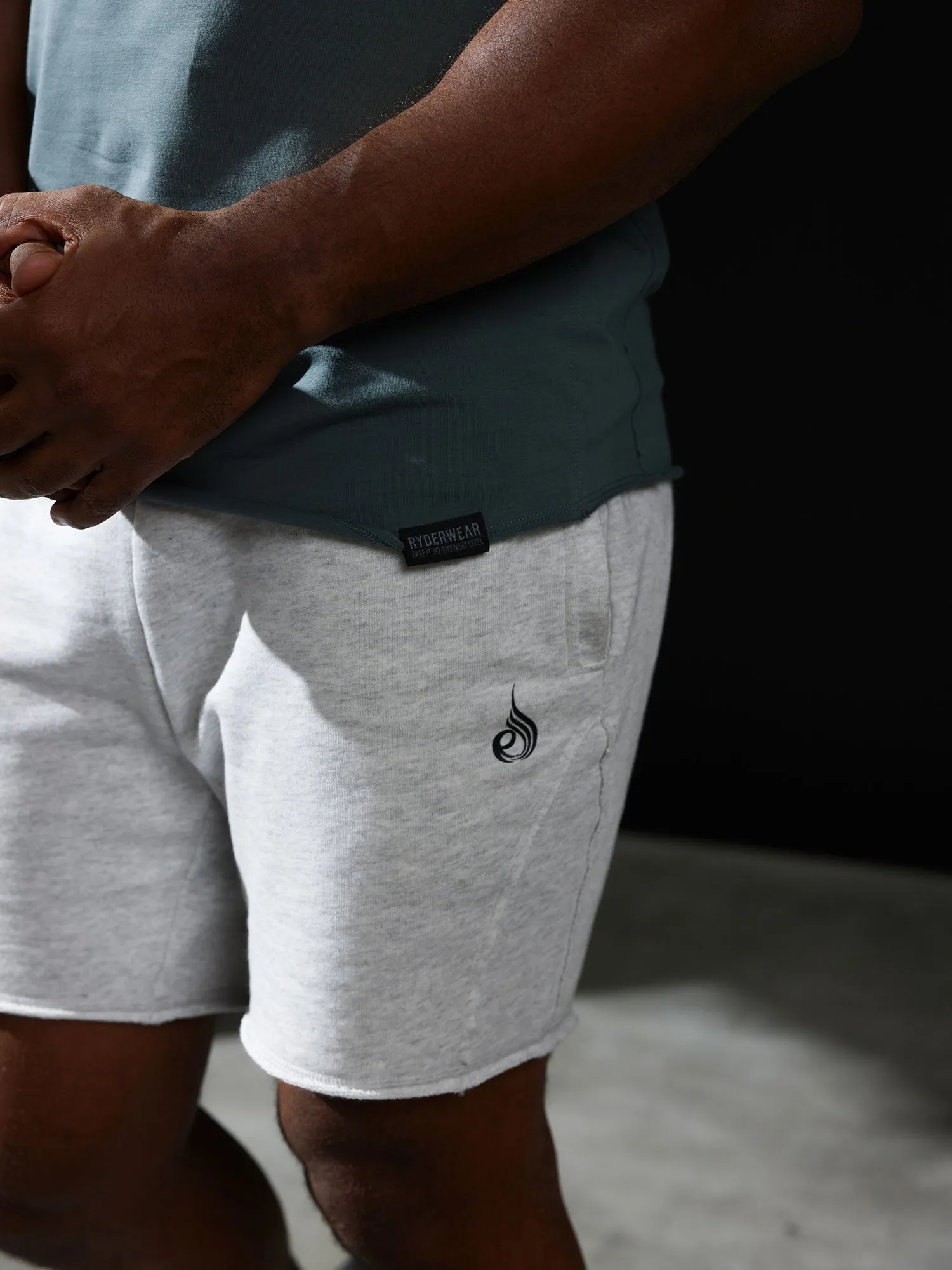 Force 6" Track Short - Chalk Grey Marl