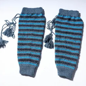 Grey - Kumaun Hand-knitted Woolen Leg Warmer