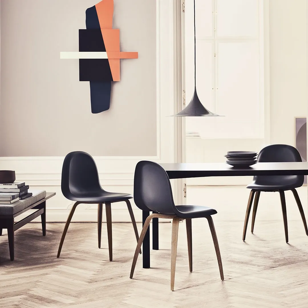 Gubi 3D Dining Chair - Wood Base