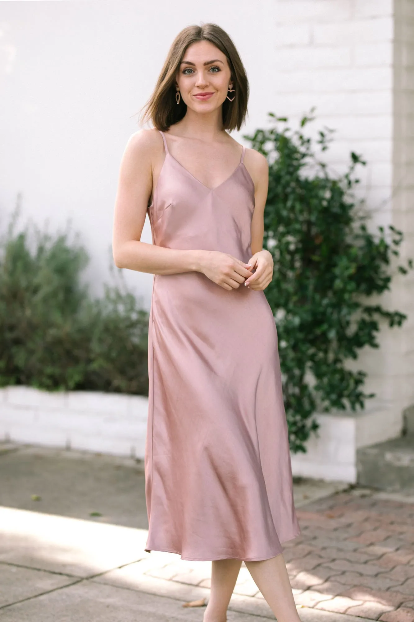 Hailey Satin Slip Dress