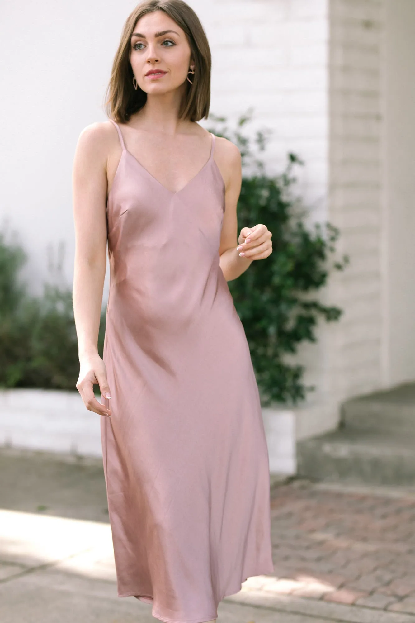 Hailey Satin Slip Dress