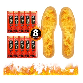 Heated Insoles Foot Warmer for Women Men Shoe & Boots, 10 Pairs Air Activated Natural Odorless Heated Insoles