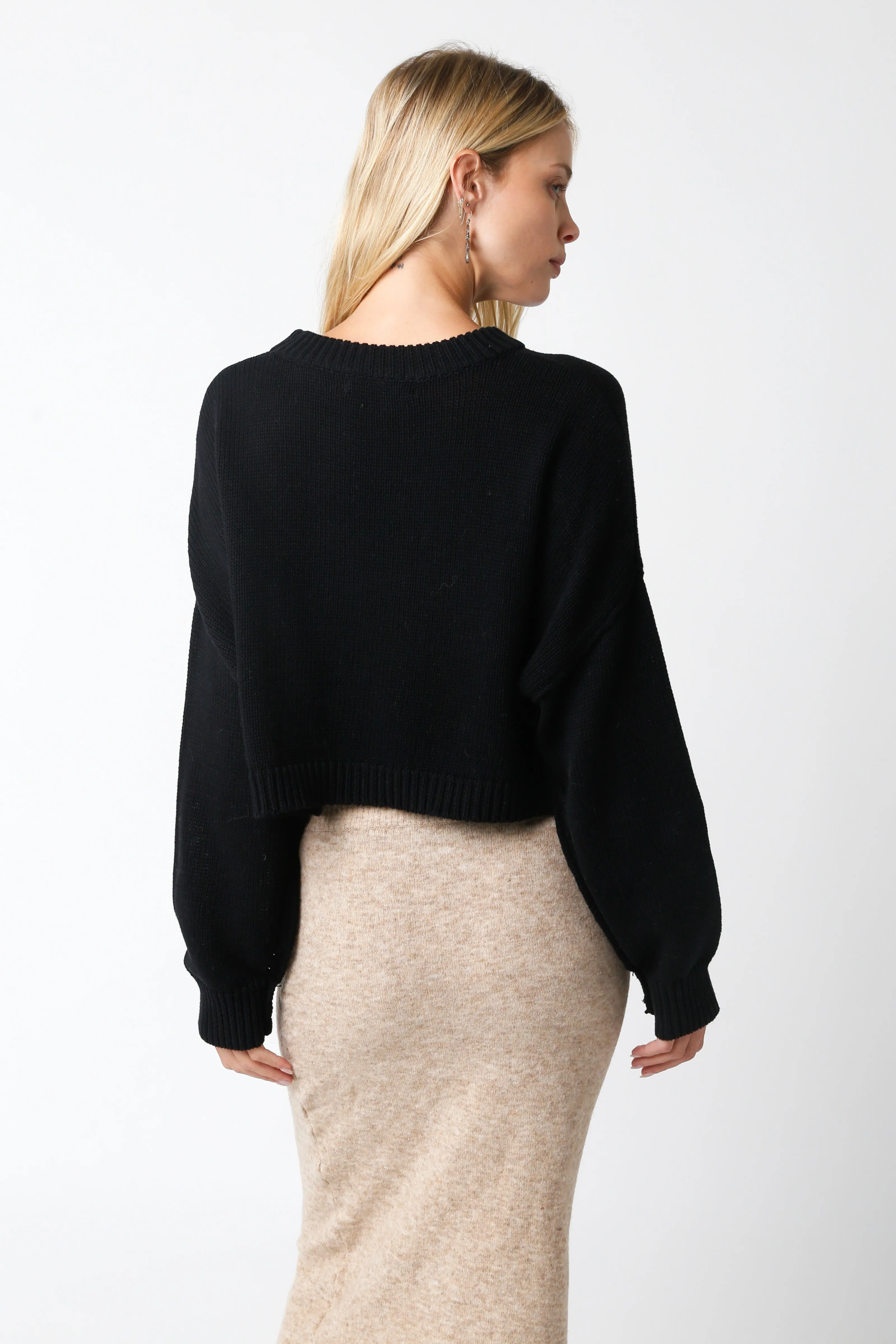 Helena Oversized Crop Sweater