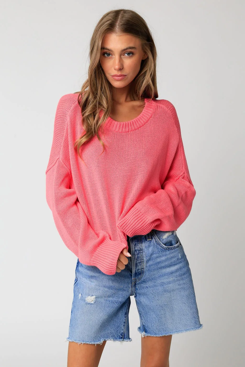 Helena Oversized Crop Sweater