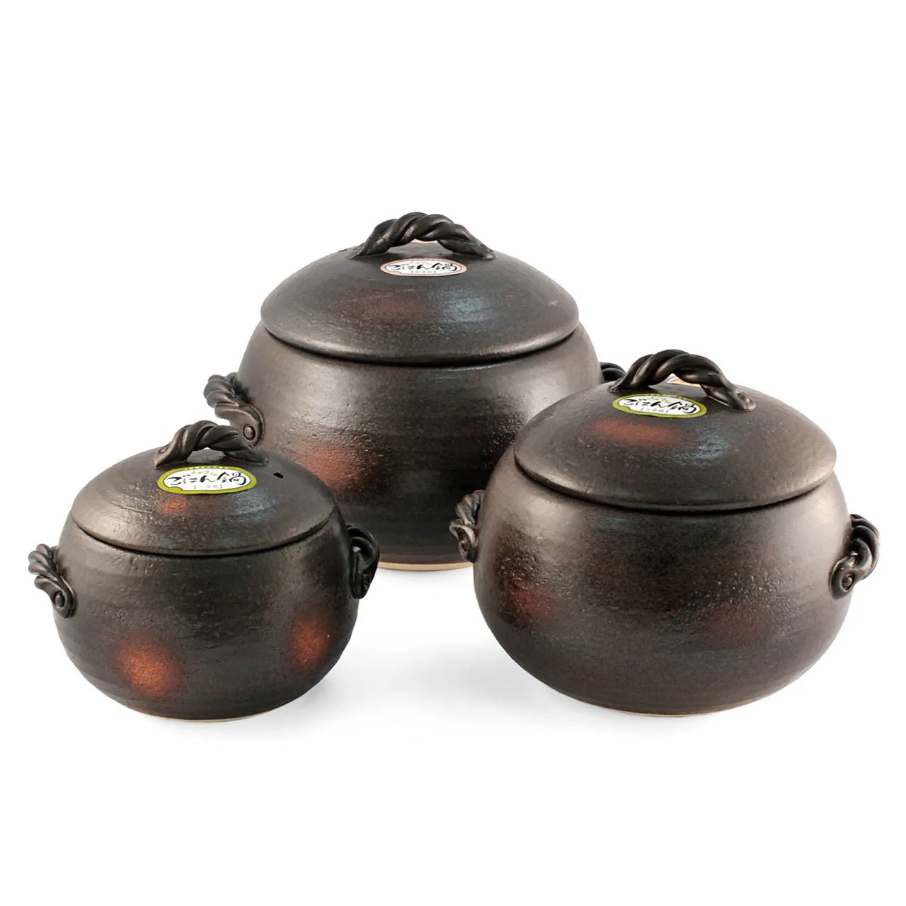 Iga Banko Earthenware Rice Cooking Pot 3 Cup