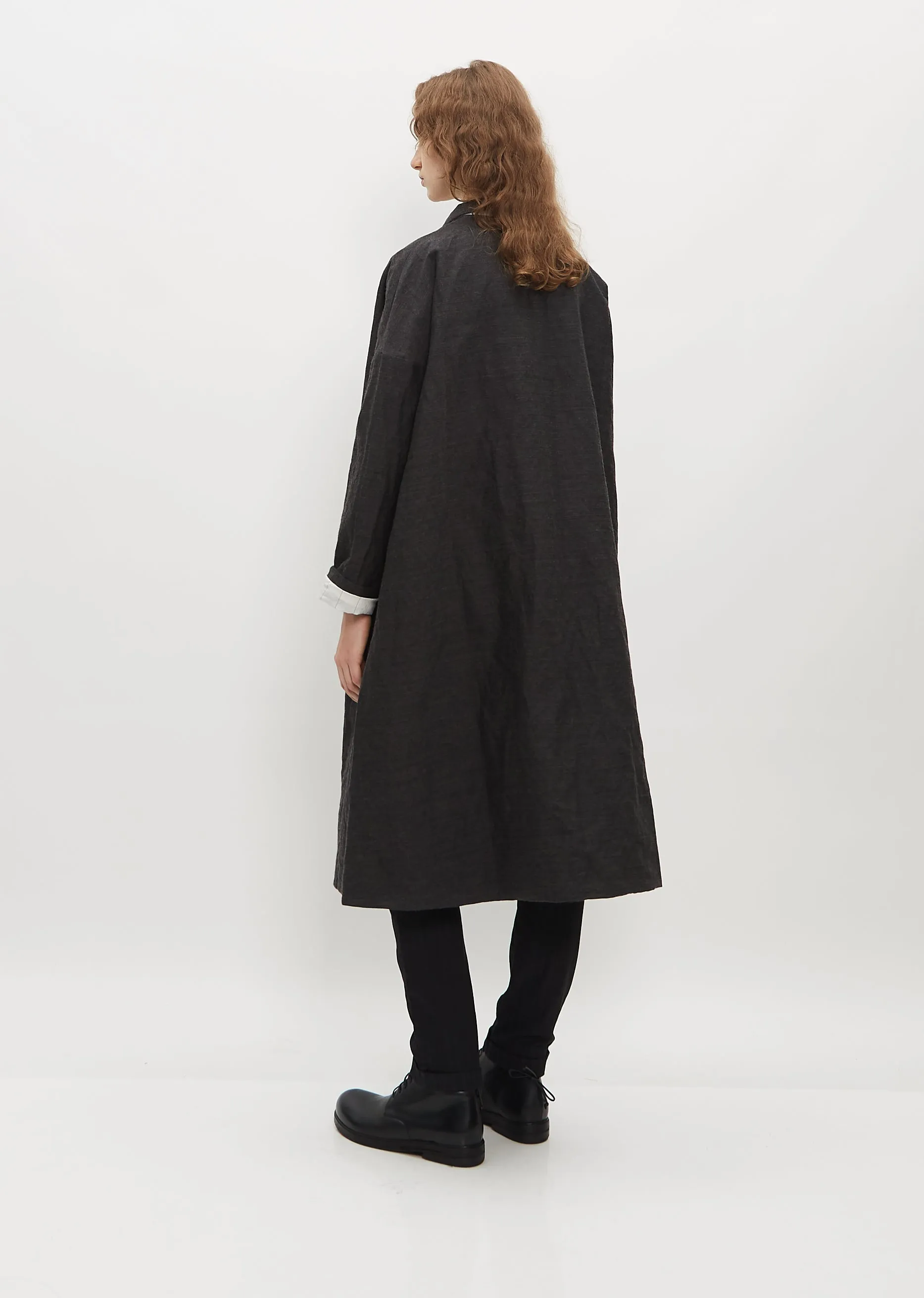 Inox Cotton and Virgin Wool Coat