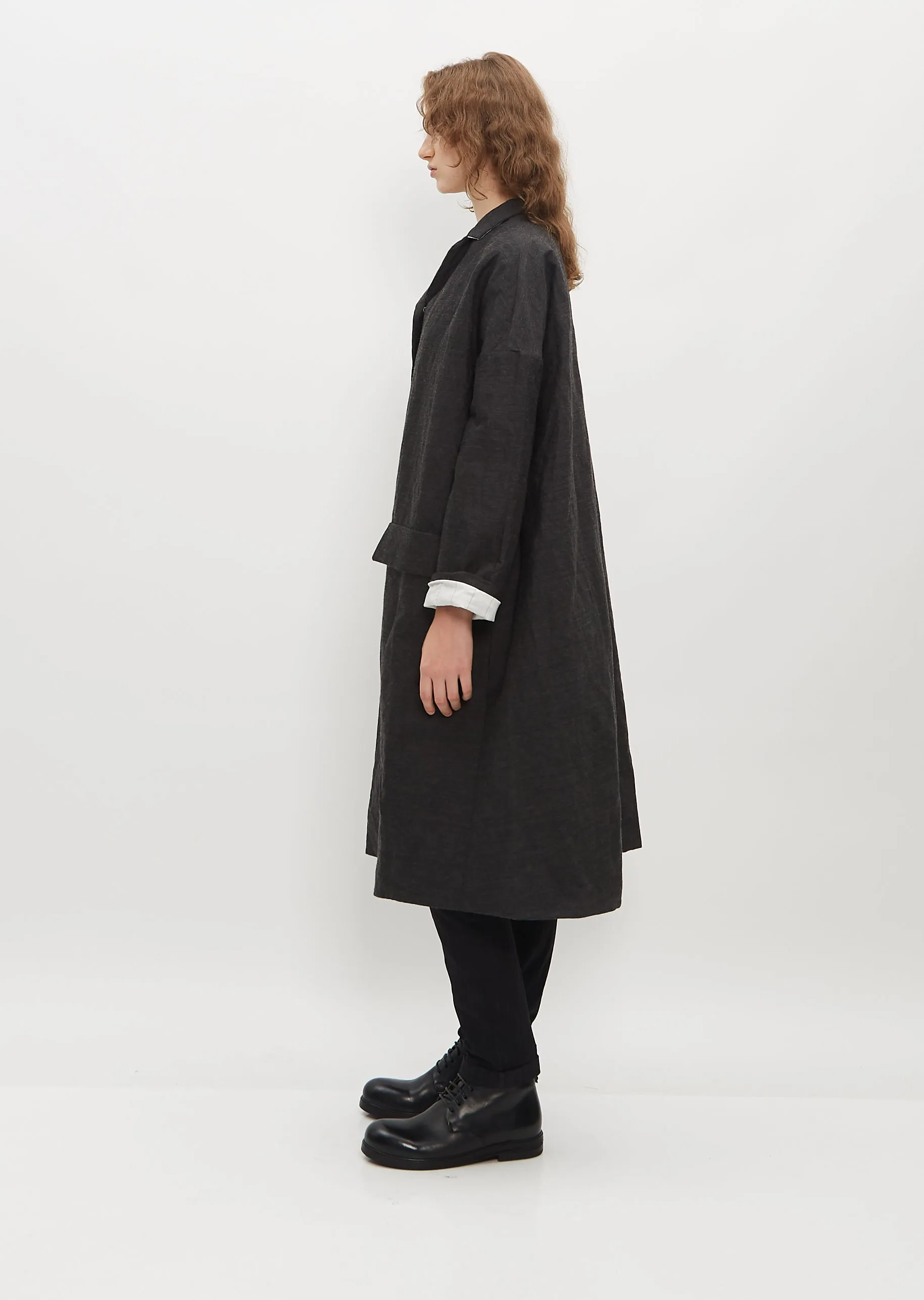 Inox Cotton and Virgin Wool Coat