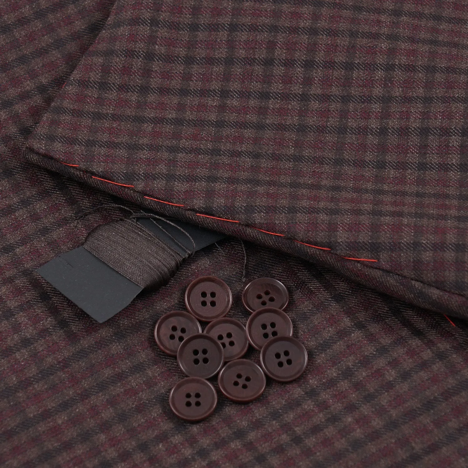 Isaia Damier Check Wool Sport Coat