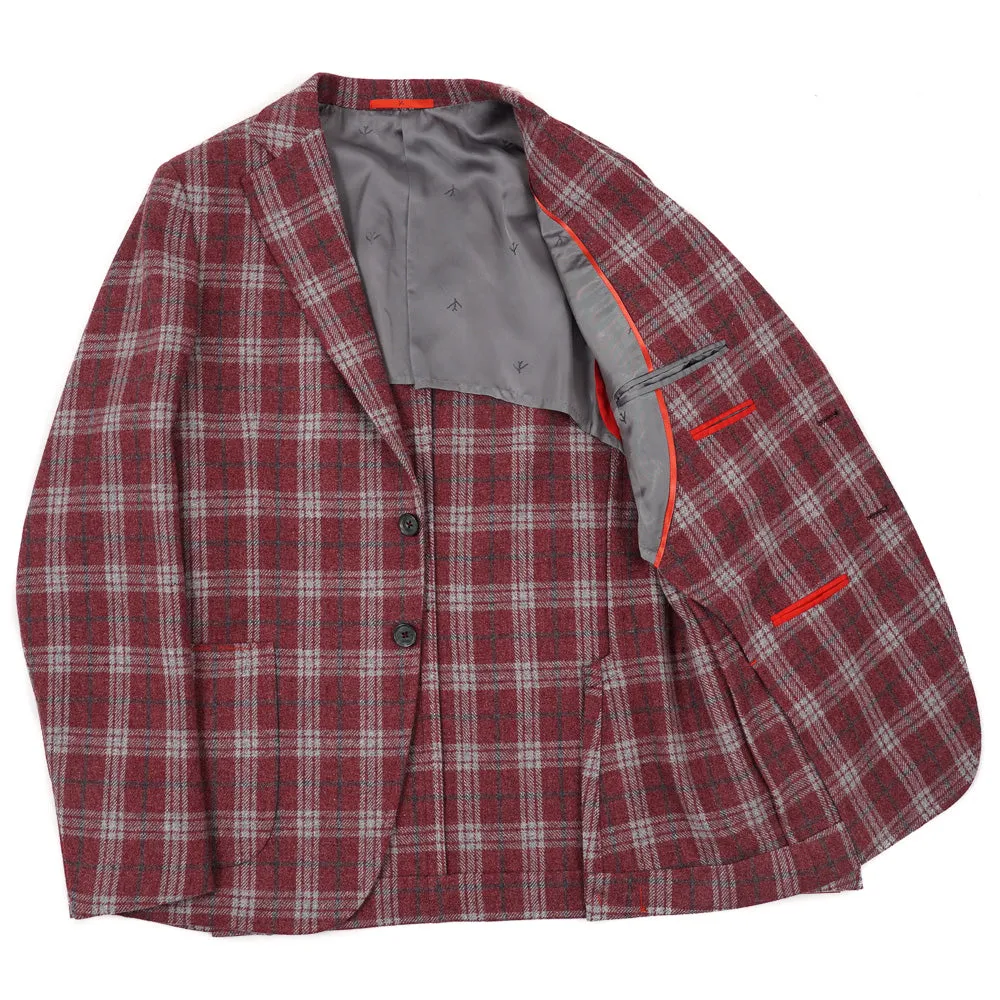 Isaia Soft Flannel Wool Sport Coat