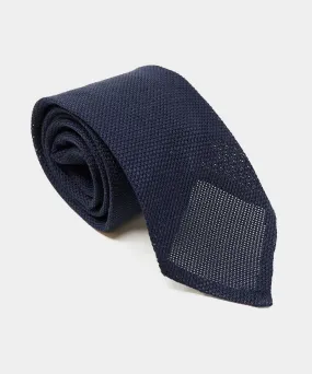 Italian Grenadine Tie in Navy