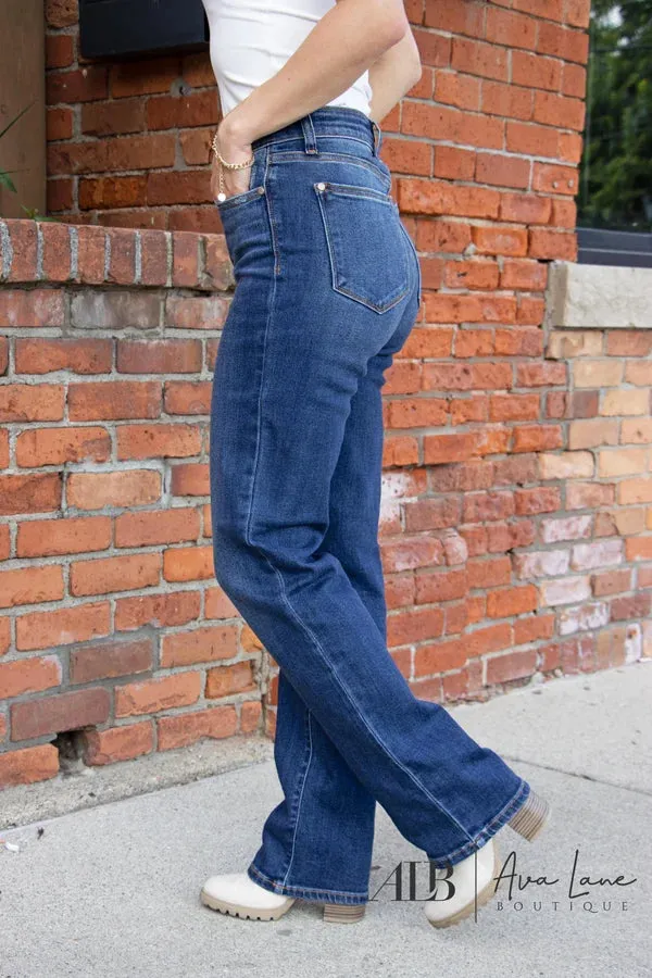 Judy Blue It's The Magic High-Rise Straight Leg Dad Denim