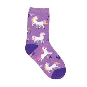 Kid's Unicorn Flowers Socks