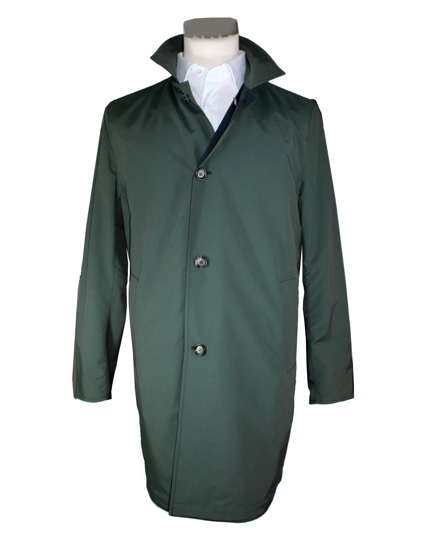 Kired Jacket Reversible Dark Blue/ Green Rain Coat EU 50/ M