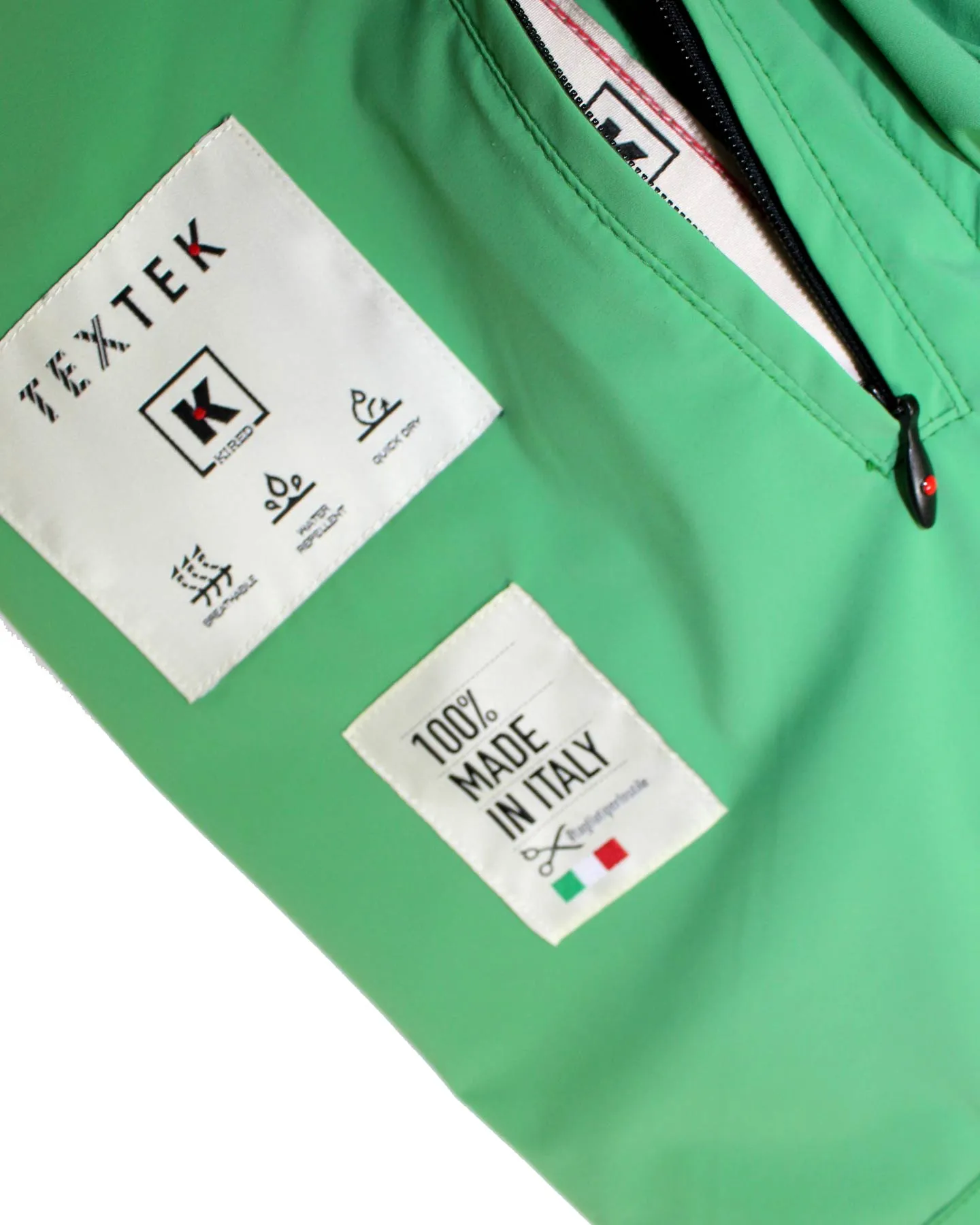 Kired Kiton Jacket Green Rain Coat EU 46 / XS - SALE