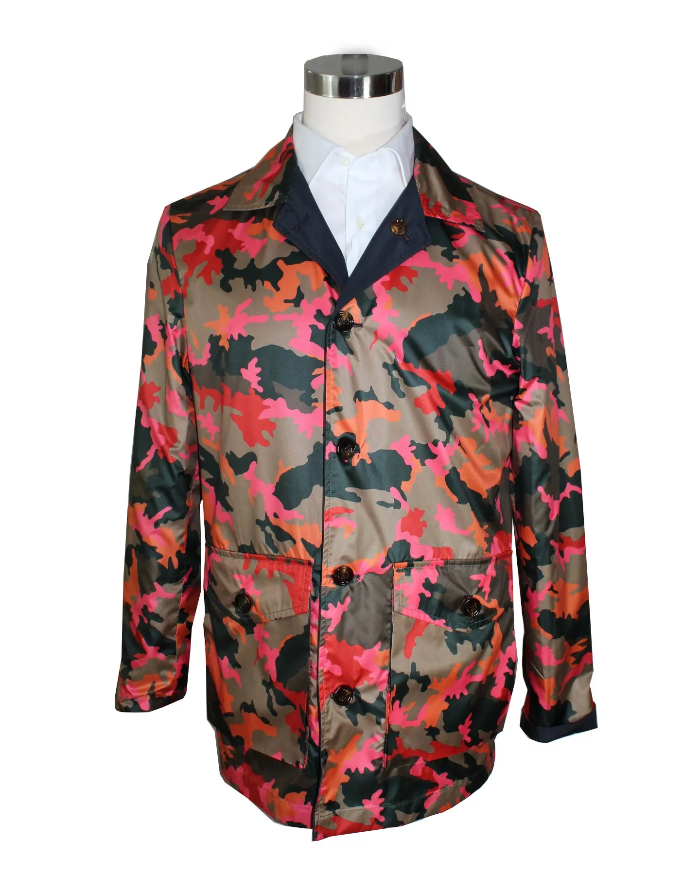 Kired Kiton Jacket Reversible Navy Camo Rain Coat EU 50/ M SALE