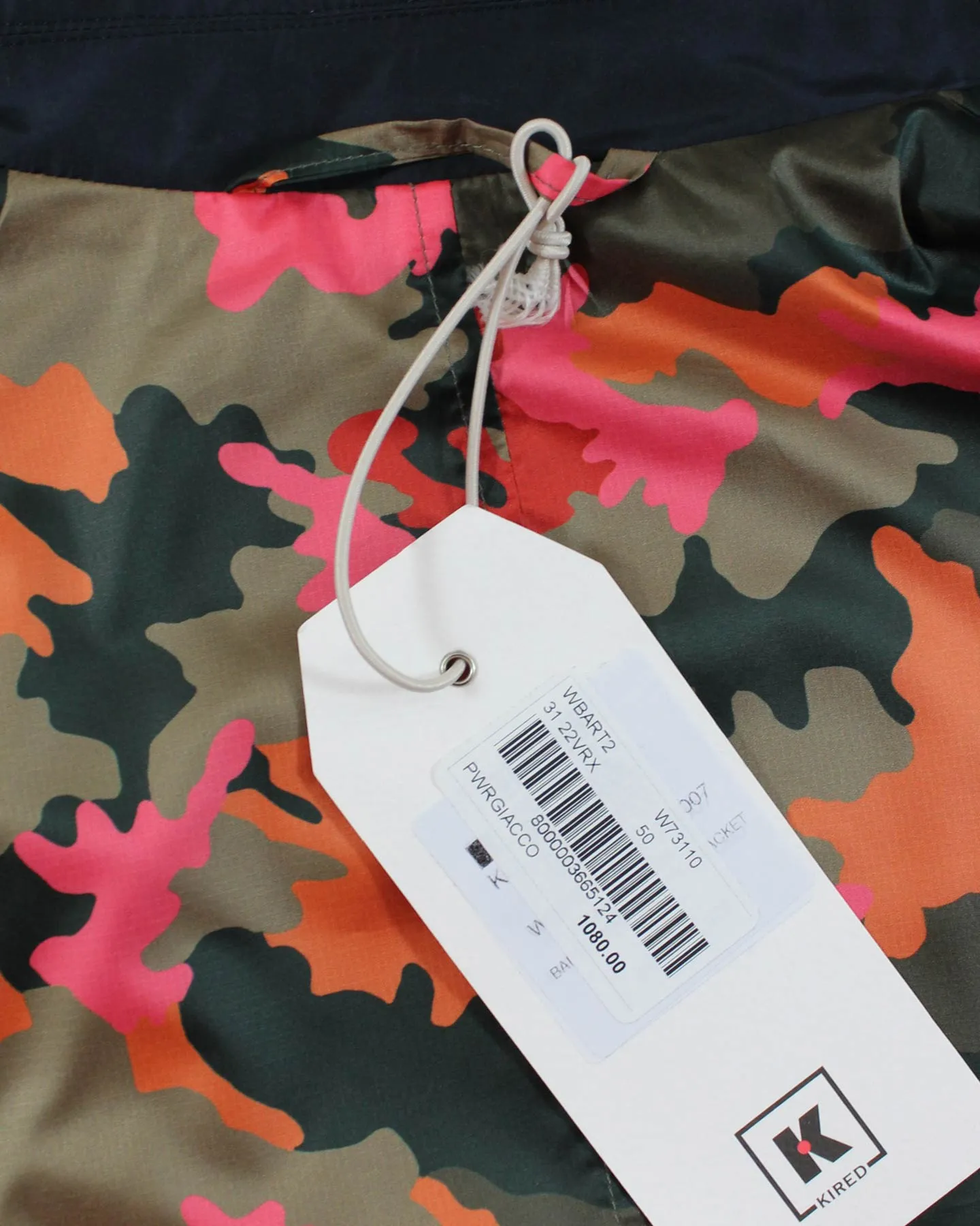 Kired Kiton Jacket Reversible Navy Camo Rain Coat EU 50/ M SALE