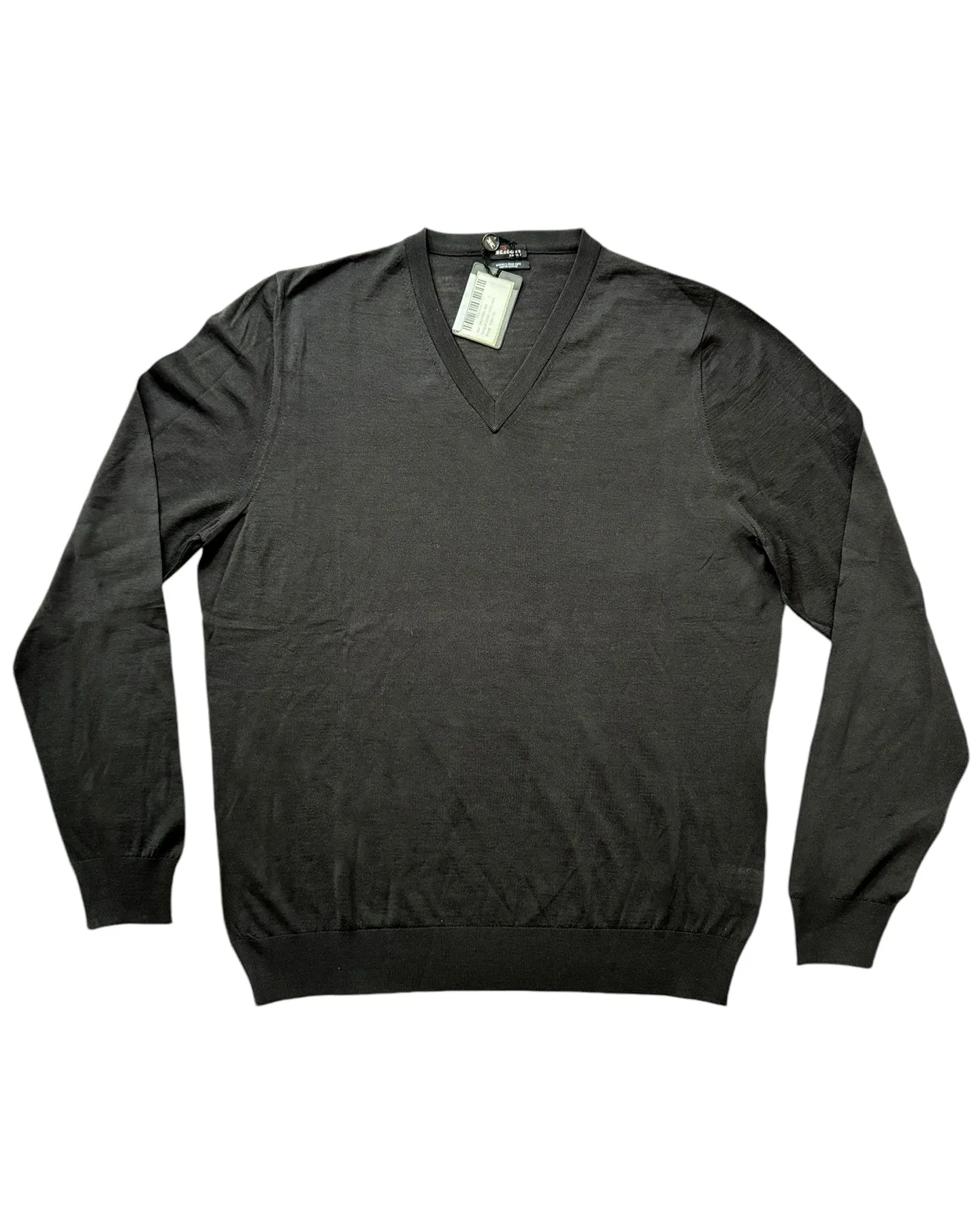 Kiton Wool Sweater Dark Brown 52 / L