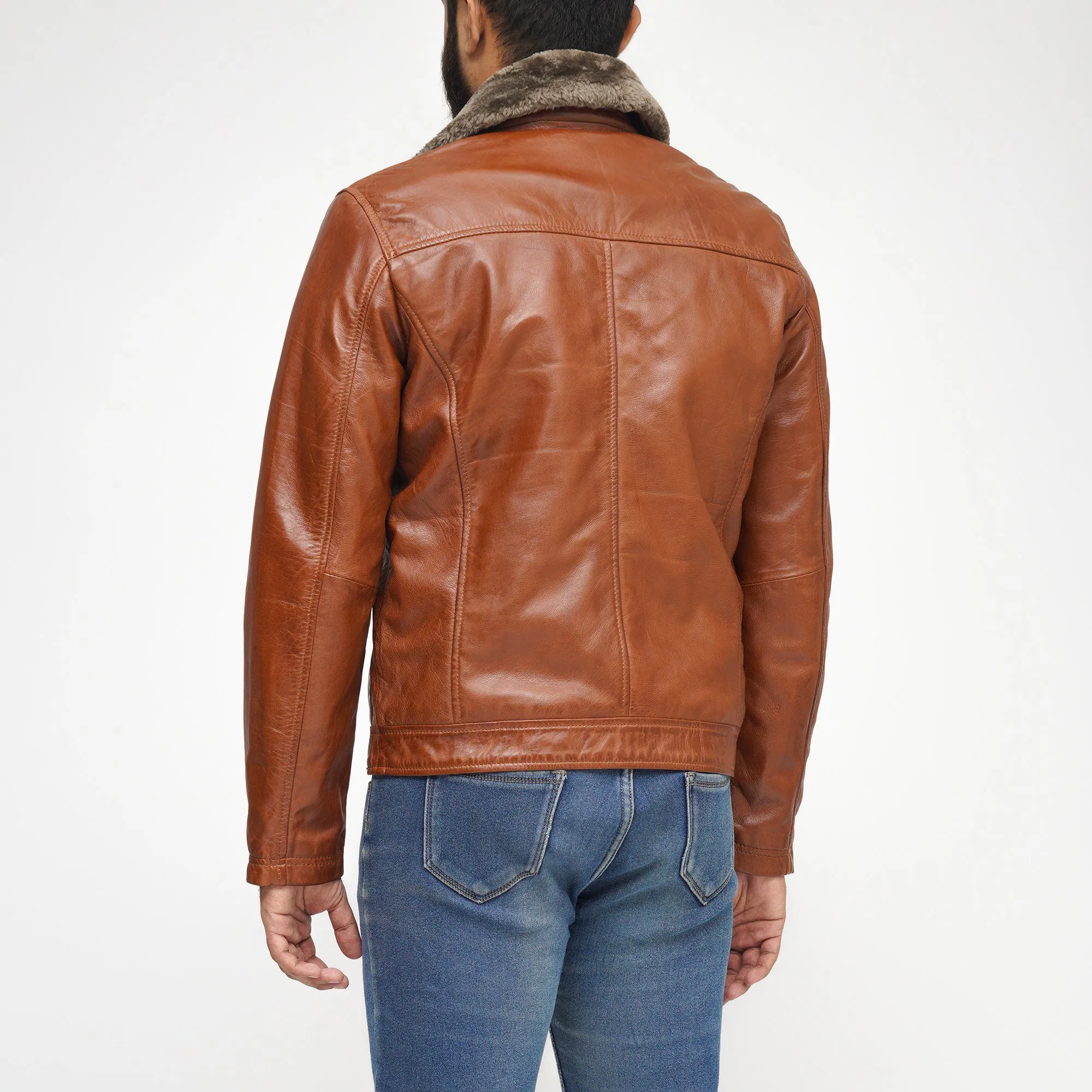 Leather Jacket CLJ-TN-FR-V4