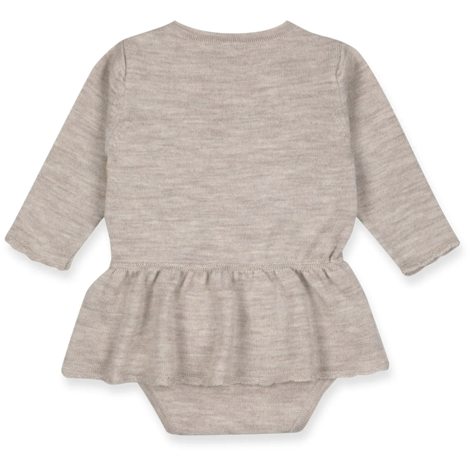 Lillelam Light Beige Romper Dress Baby Nature