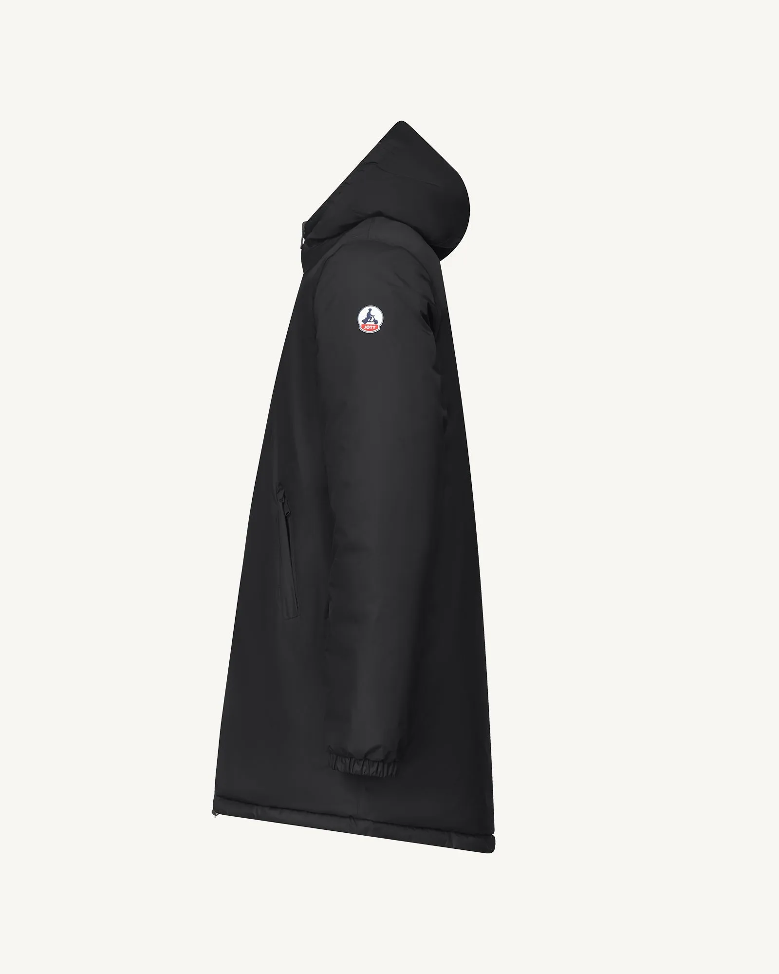 Long reversible hooded jacket Black Amsterdam 2.0