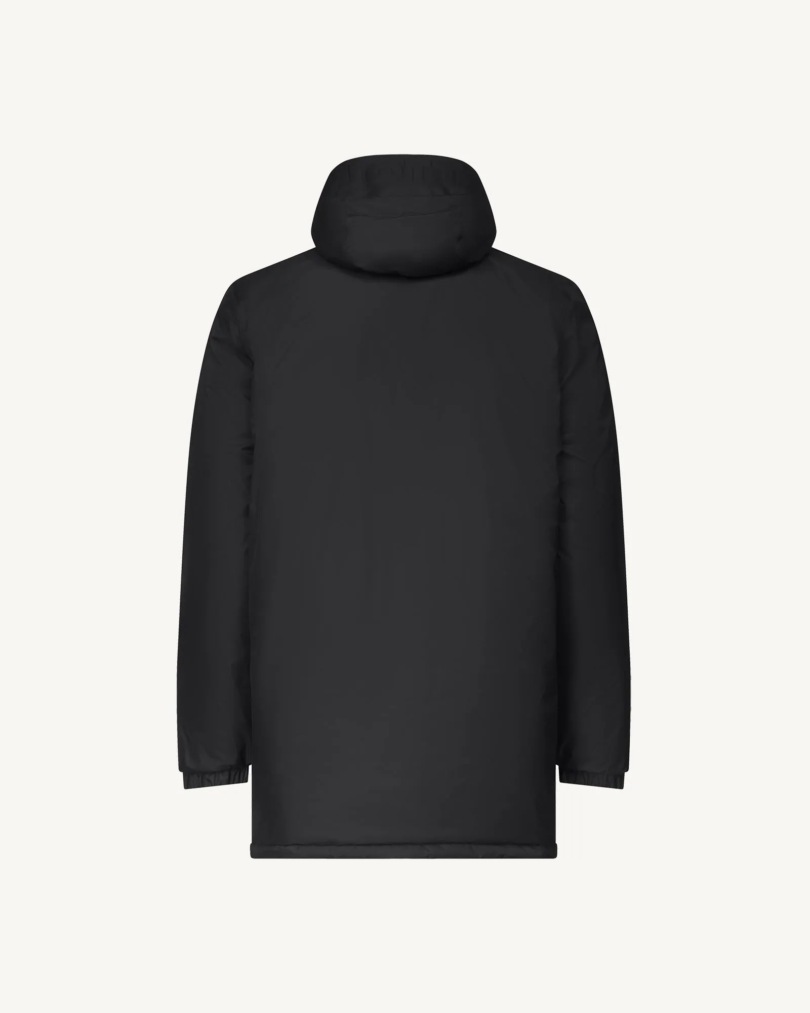 Long reversible hooded jacket Black Amsterdam 2.0