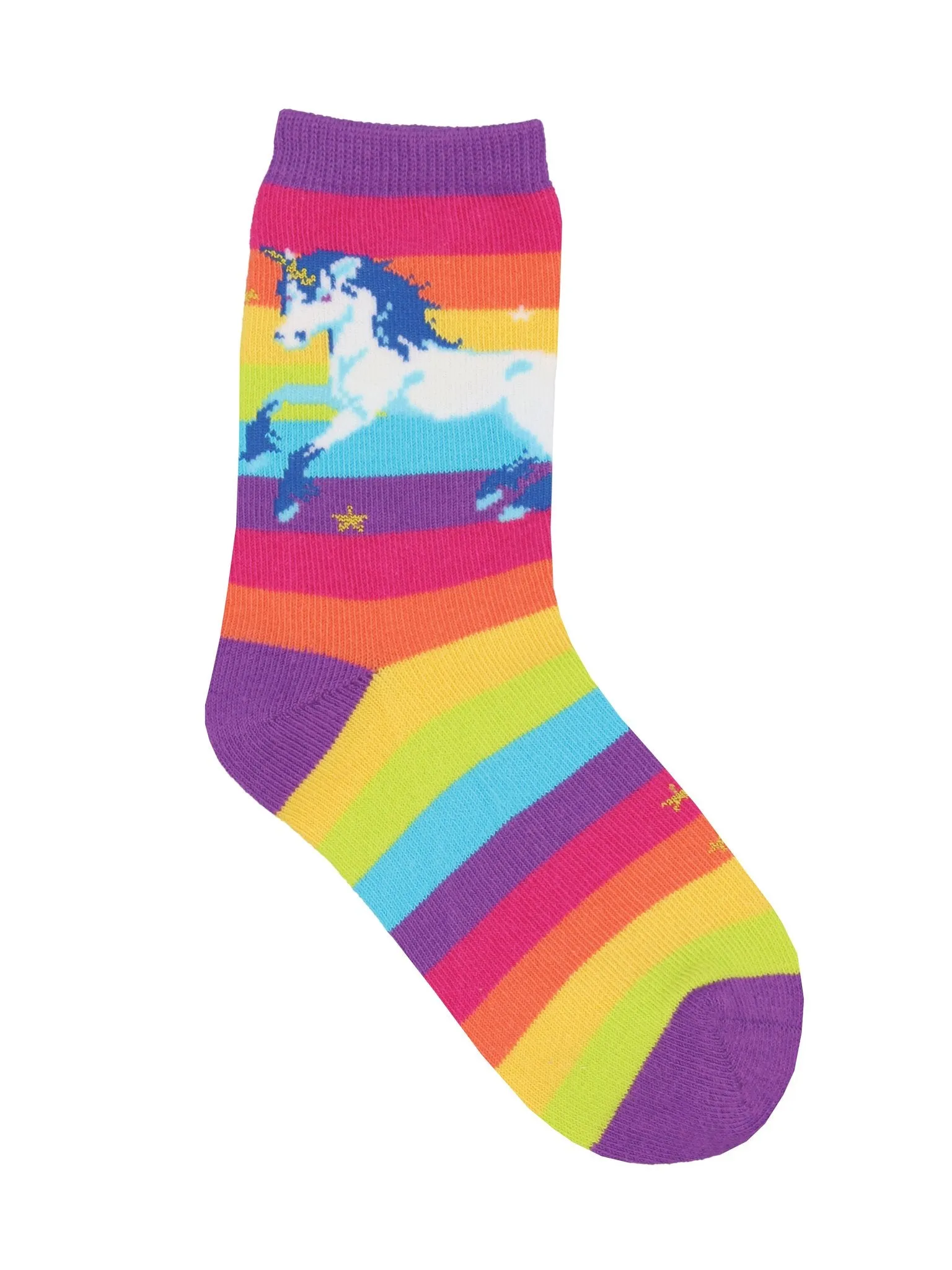 Magical Unicorn Kids' Crew Socks (Age 2-4)