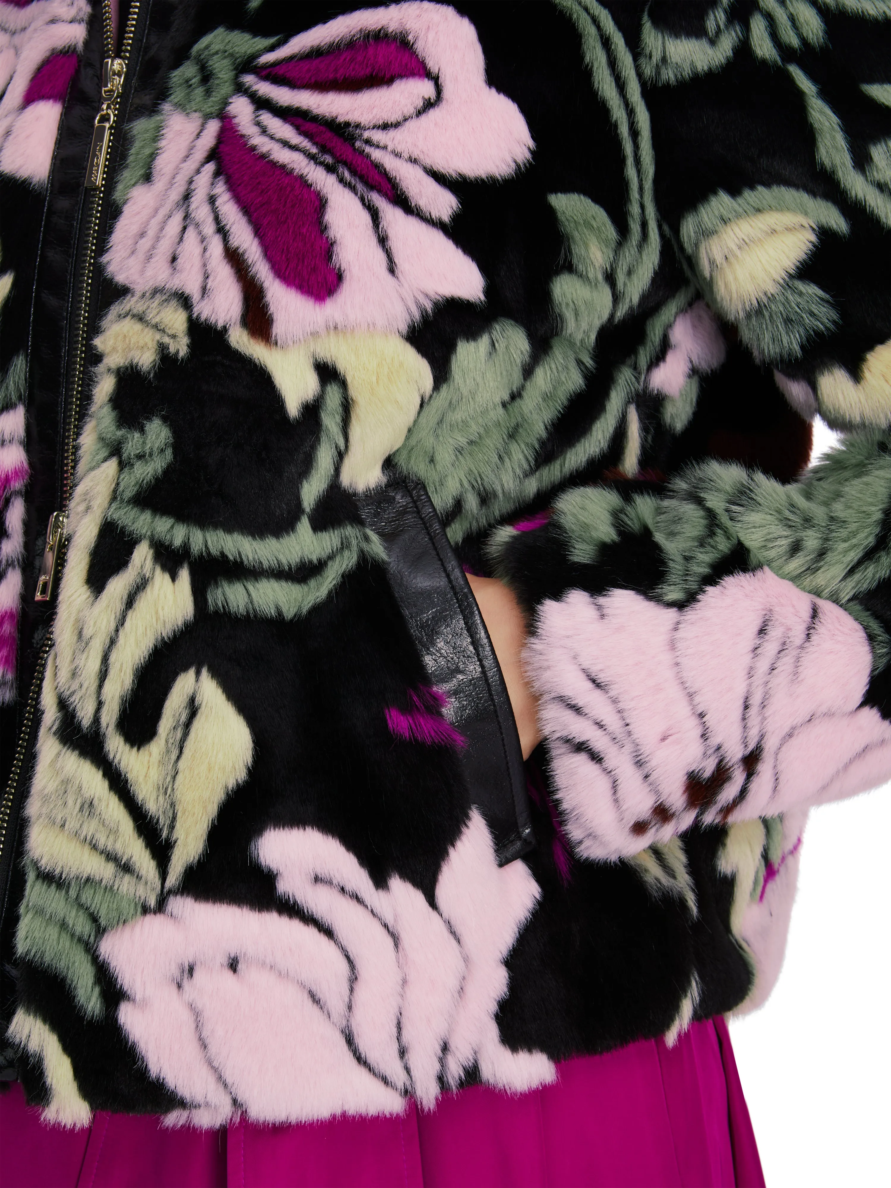 MARC CAIN Flower Print Jacket