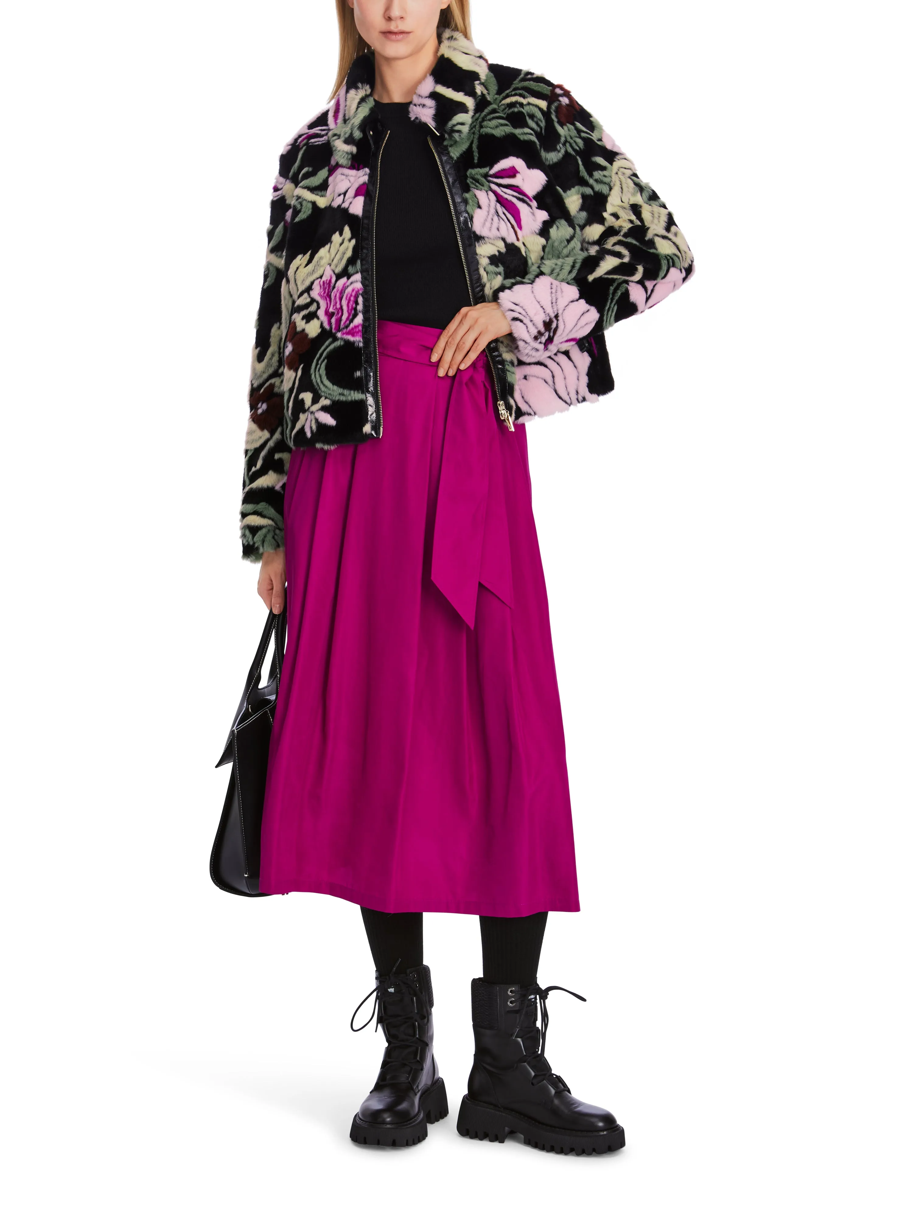 MARC CAIN Flower Print Jacket