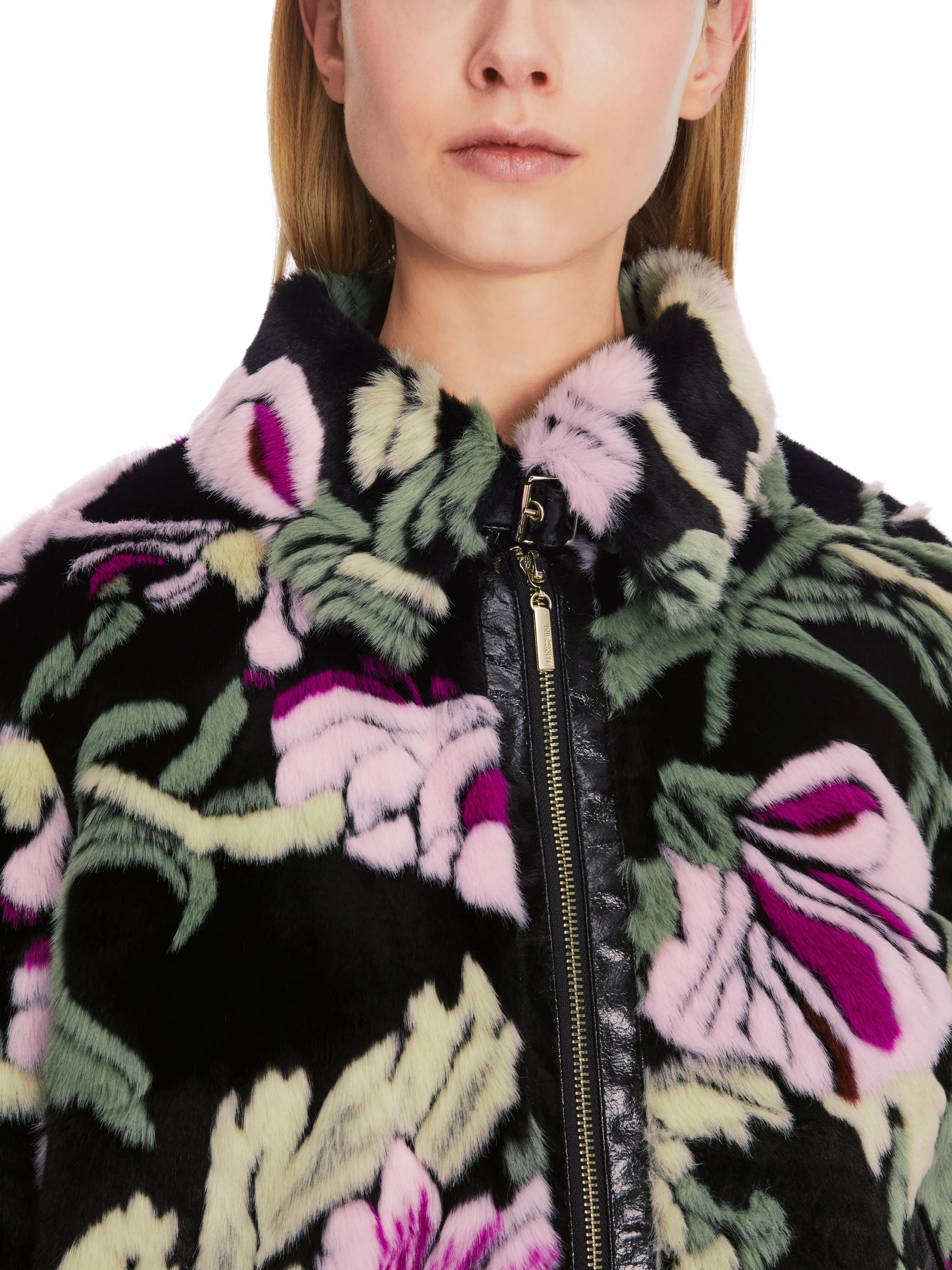 MARC CAIN Flower Print Jacket