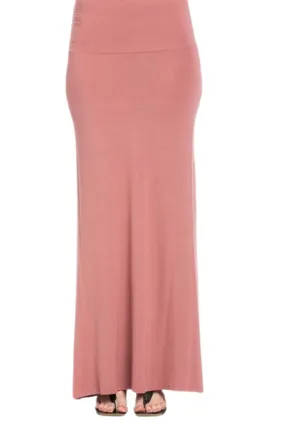 Maxi Skirt Style 9001 Dusty Rose and Baby Blue