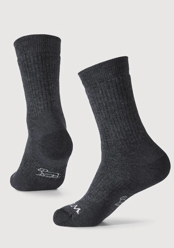 Milo Full Cushion Cold Weather Socks - Dark Grey Charcoal