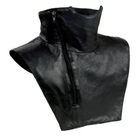 Milwaukee Leather SH165 Black Unisex Premium Leather Neck Warmer