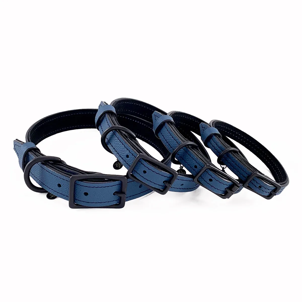 Nixon Classic Leather Dog Collar Orion Blue/Black