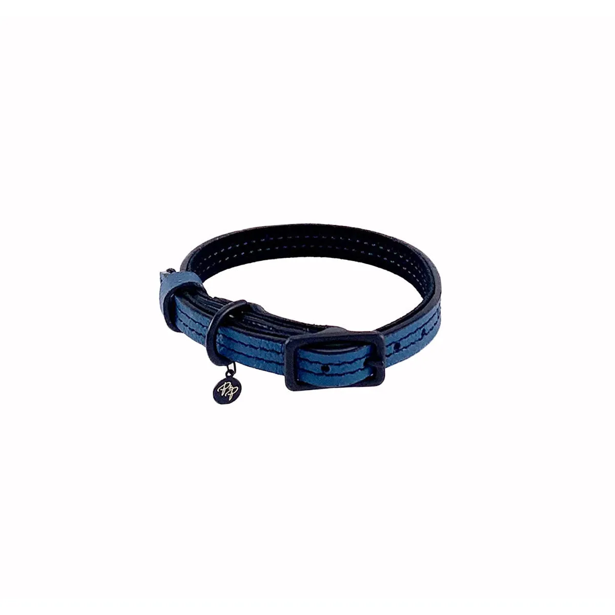 Nixon Classic Leather Dog Collar Orion Blue/Black