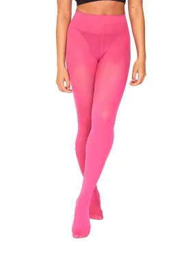 Opaque Tights - Shocking Pink