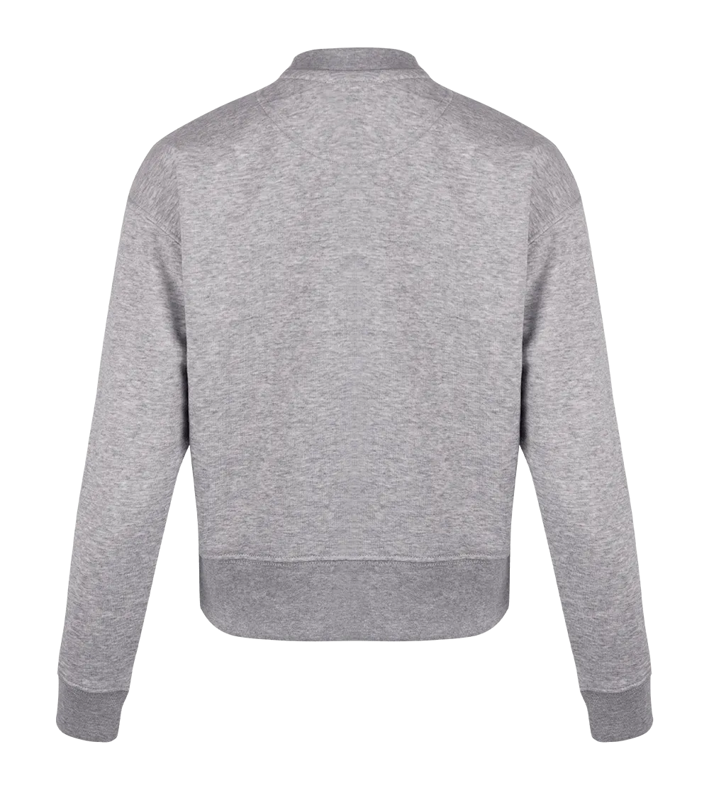 Orion Crop Sweater Heather Grey