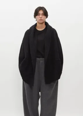 Oversized Alpaca and Wool Coat