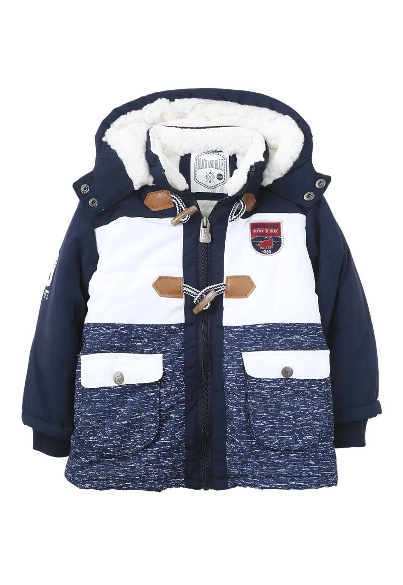 Parka Elvis Bebé Azul marino Black and Blue