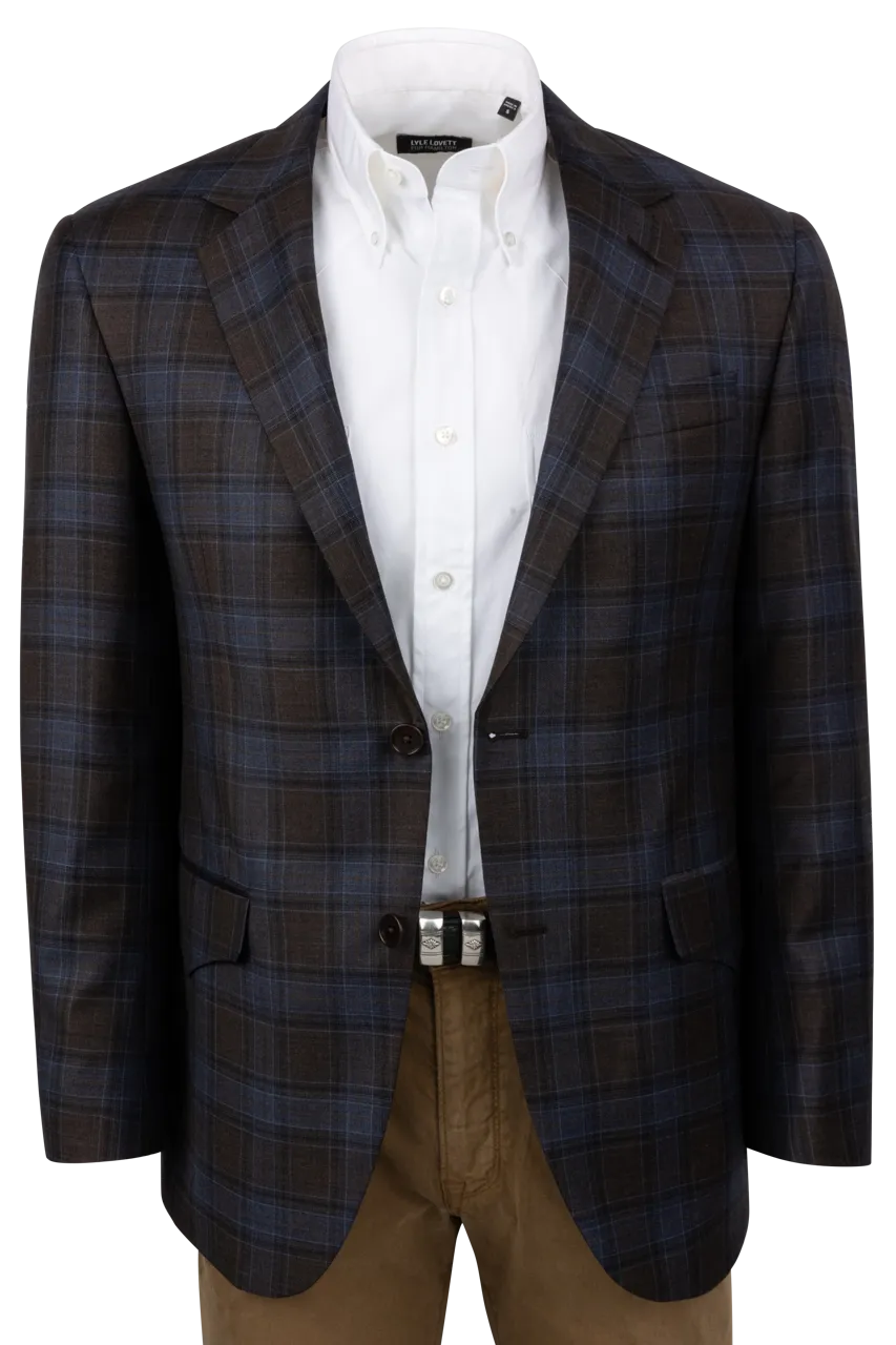 Pinto Ranch Charcoal Plaid Sport Coat