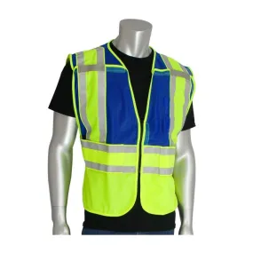 PIP Safety ANSI Type P Class 2 Public Safety Vest without Logo