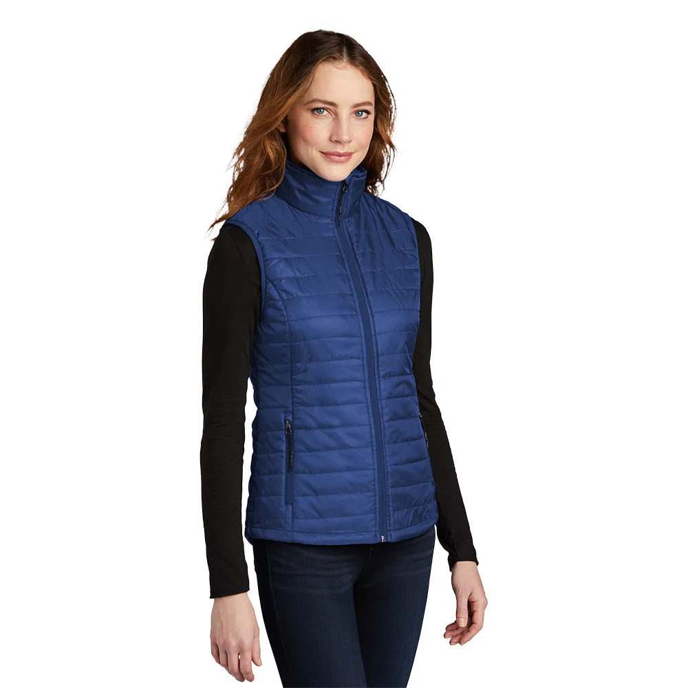 Port Authority® Women's Packable Puffy Vest - Cobalt Blue