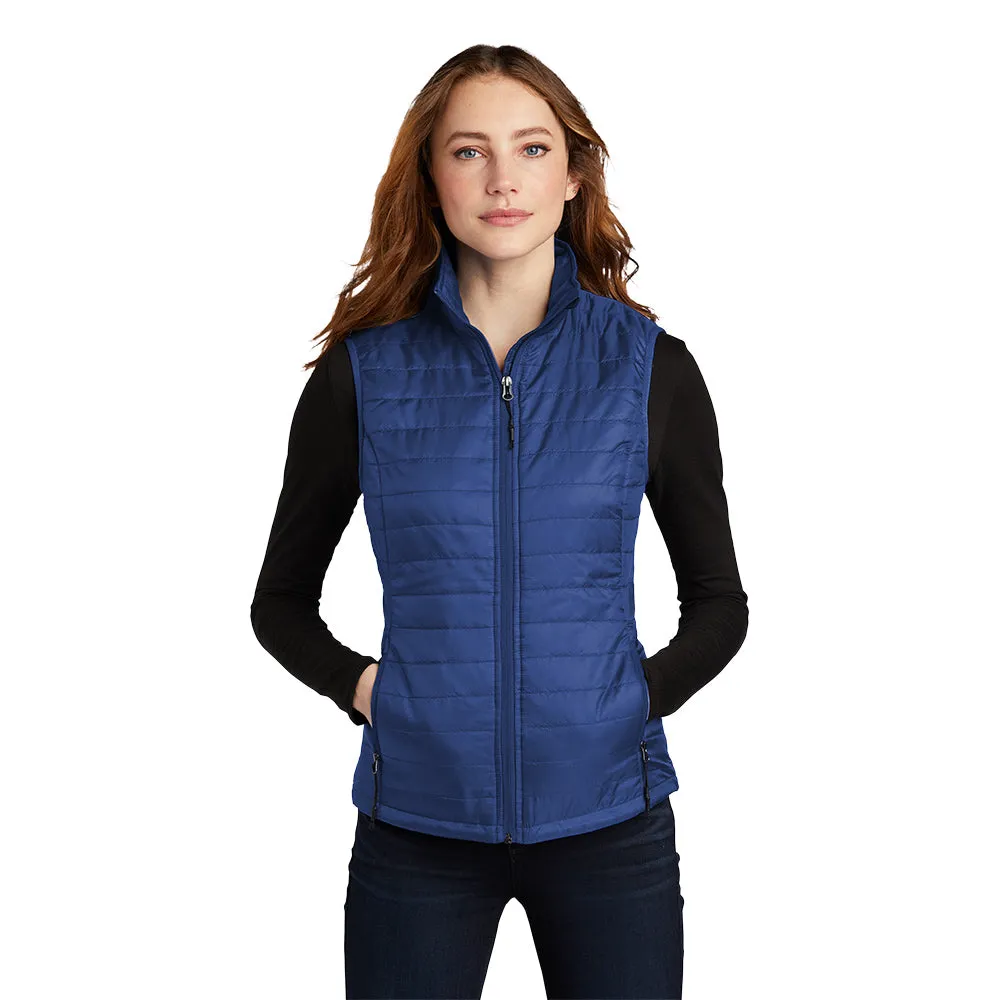 Port Authority® Women's Packable Puffy Vest - Cobalt Blue