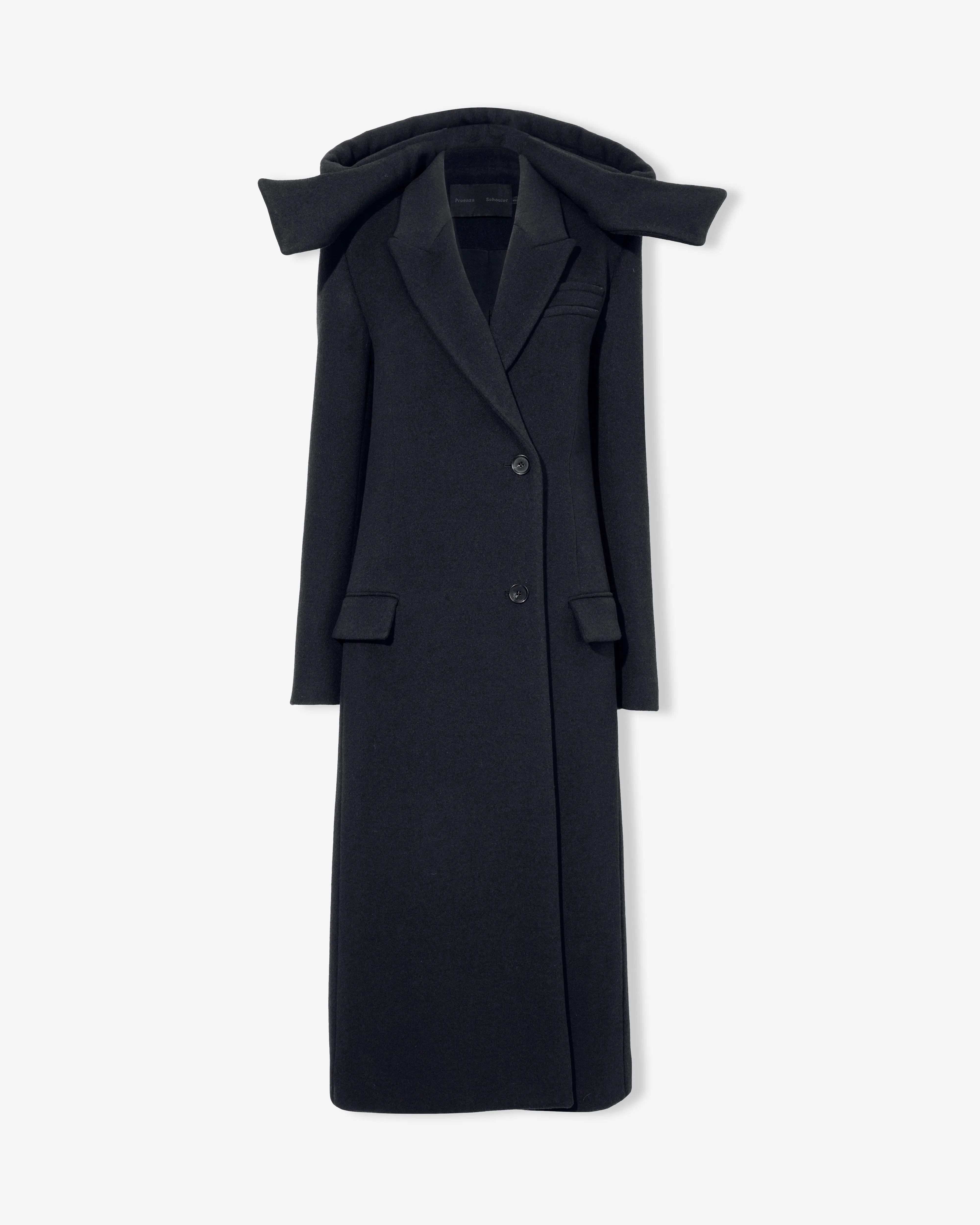 Proenza Schouler - Women's Reed Coat In Brushed Melange - (Charcoal)