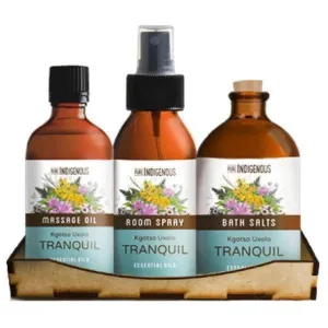 Pure Indigenous Tranquil Gift - Massage Oil, Room Spray & Bath Salt (Pre-Order)