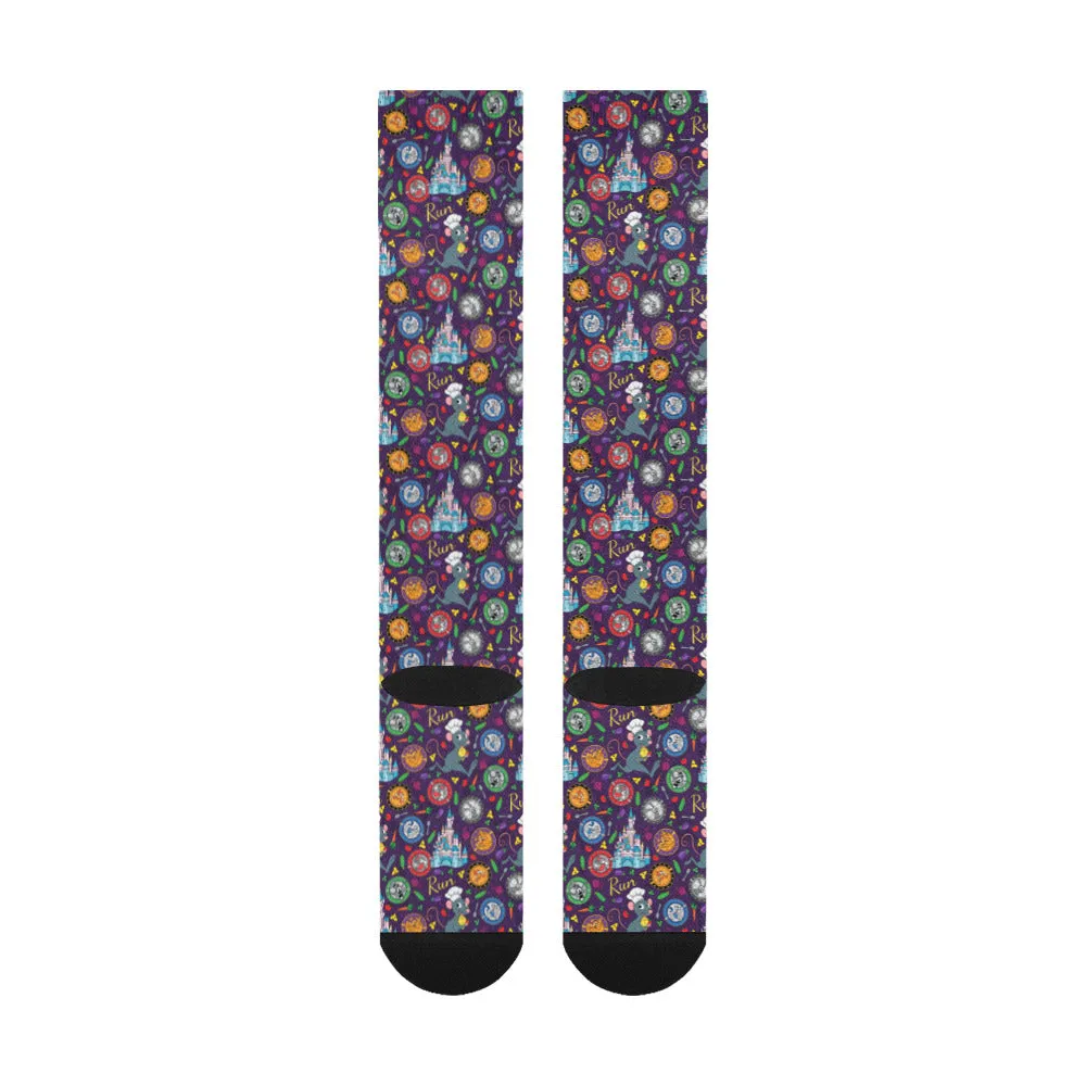 Ratatouille Wine And Dine Race Over-The-Calf Socks