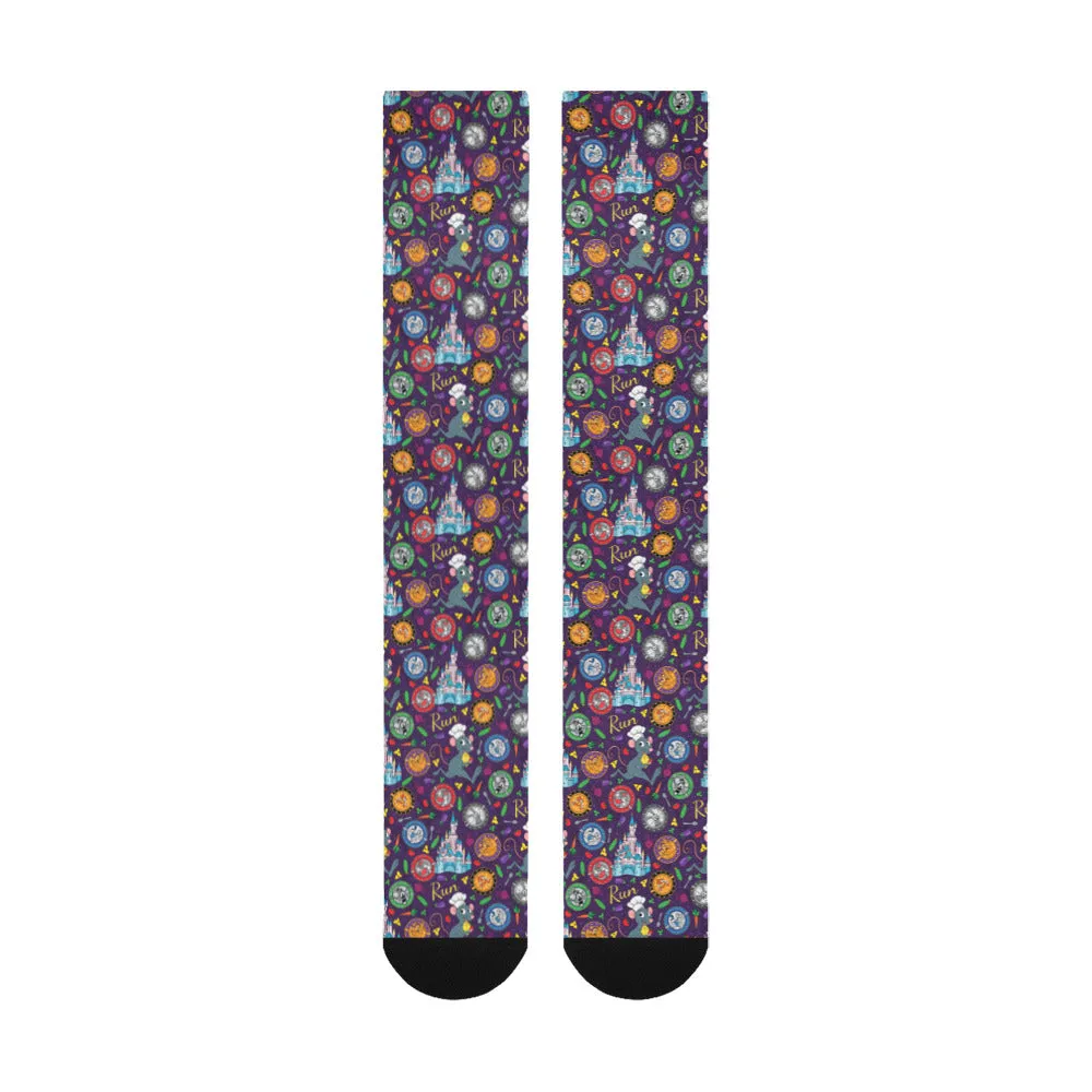 Ratatouille Wine And Dine Race Over-The-Calf Socks