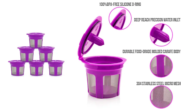 Refillable Reusable Coffee Filters Capsule Pods