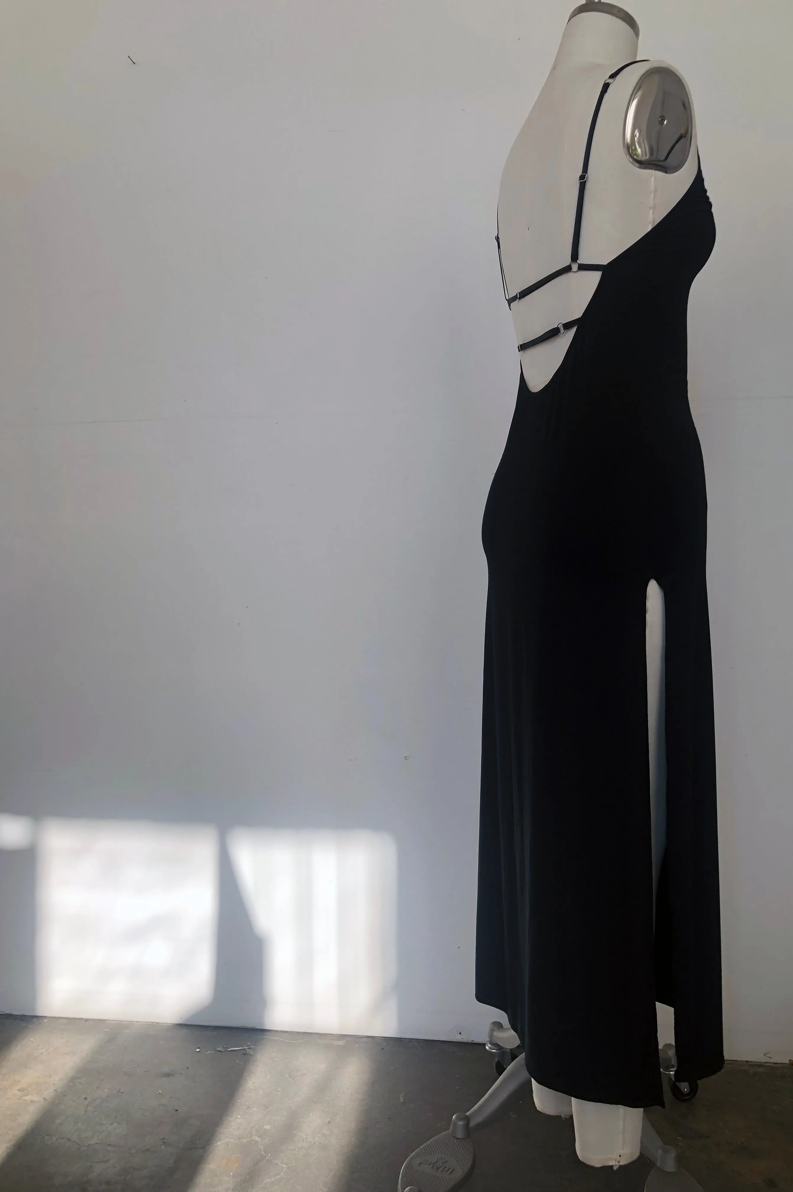 RETIRING 12/31 Lucid Slip Dress in Black Tencel Modal Jersey