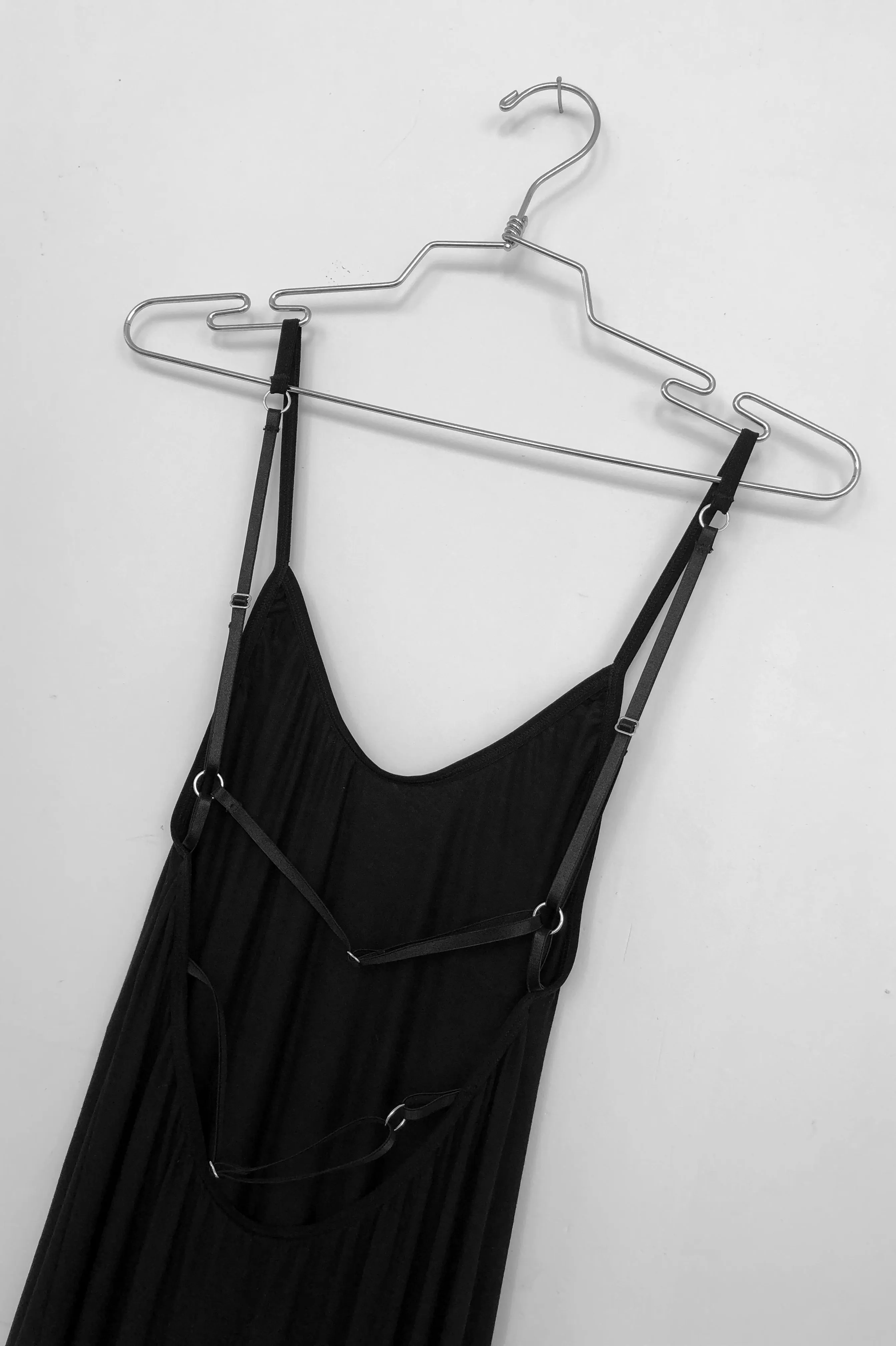 RETIRING 12/31 Lucid Slip Dress in Black Tencel Modal Jersey