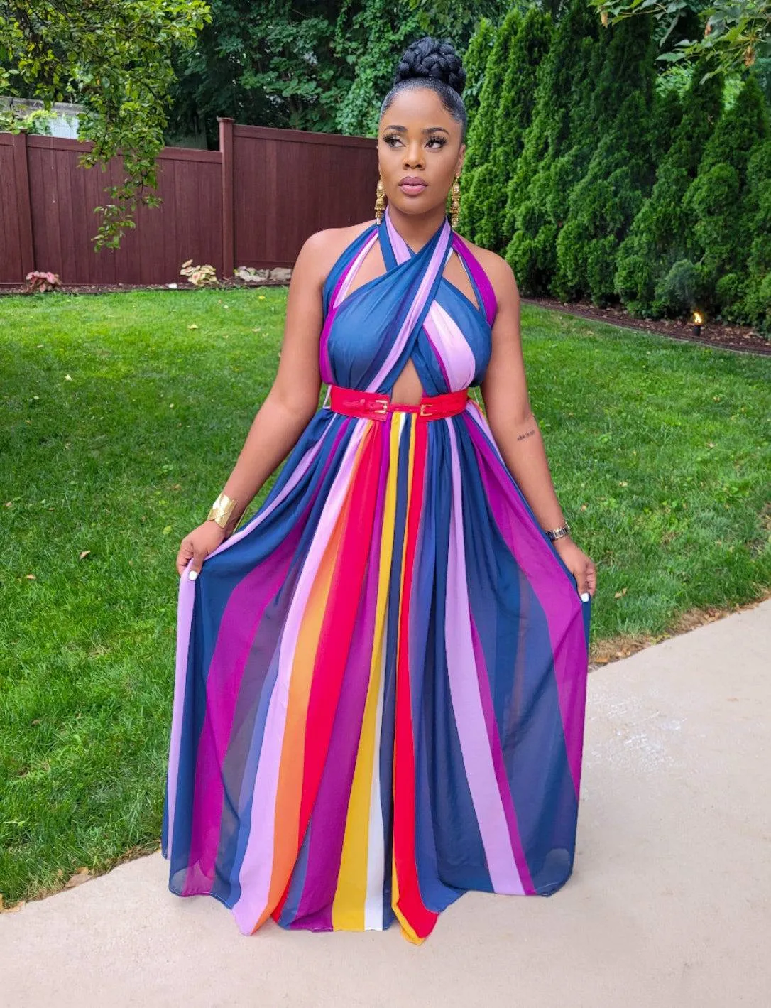 Ruby Multi Colored Maxi